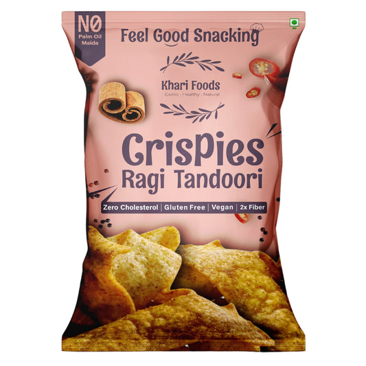 Ragi Crispies 100g - Tandoori Flavour, No Palm Oil