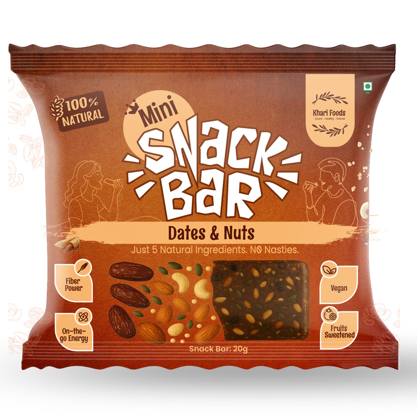 Mini Snack Bar - Dates & Nuts