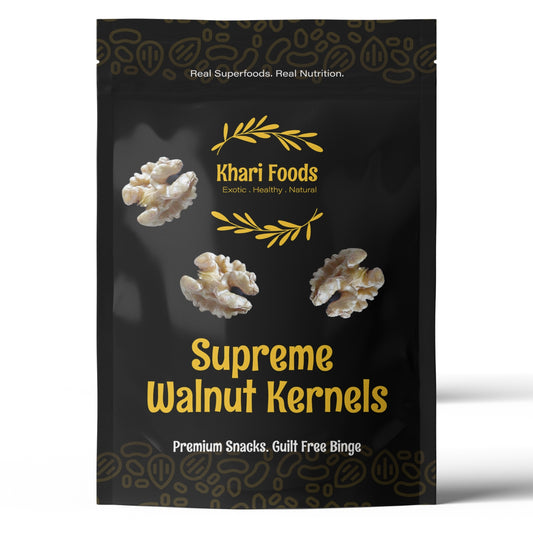 Supreme Jumbo Walnut Kernels, Akhrot Giri 200g (Vacuum Sealed)