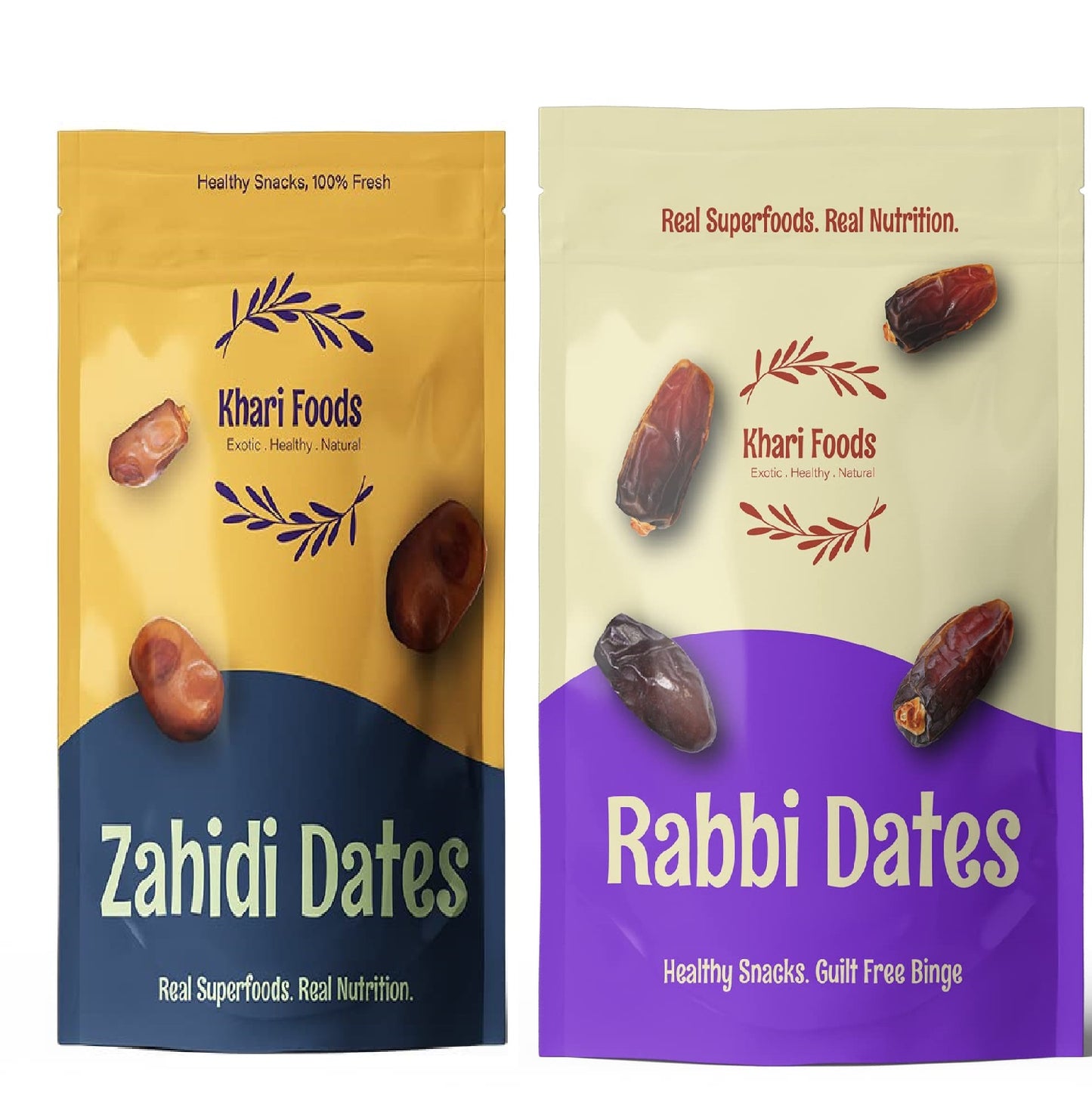 Zahidi and Rabbi Dates 200g Combo