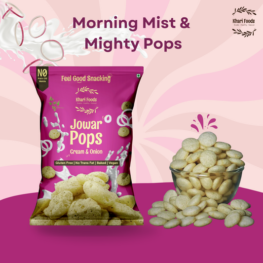 Jowar Pops - Cream Onion 50g