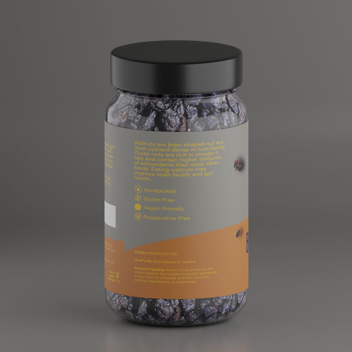 Dried Seedless Black Raisins 500g