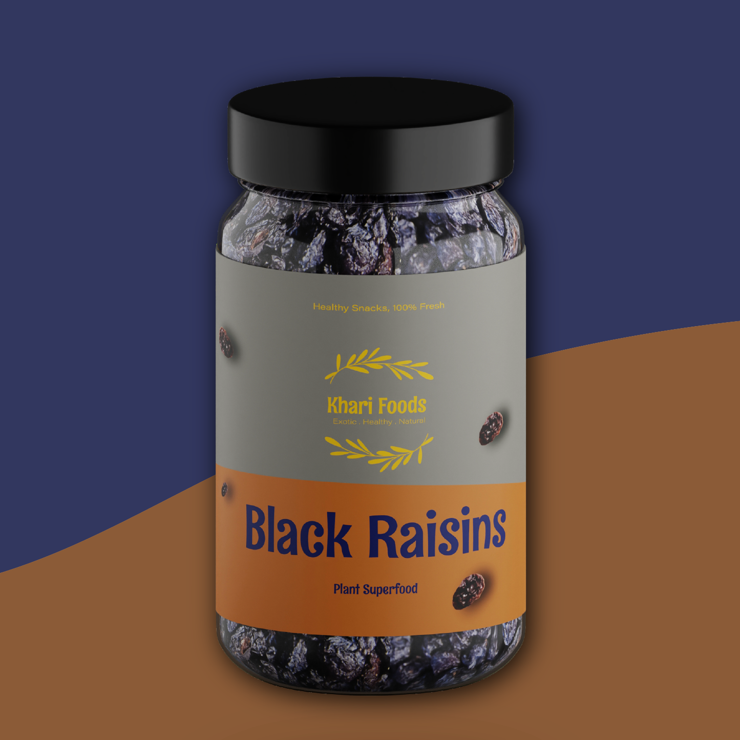 Dried Seedless Black Raisins 500g