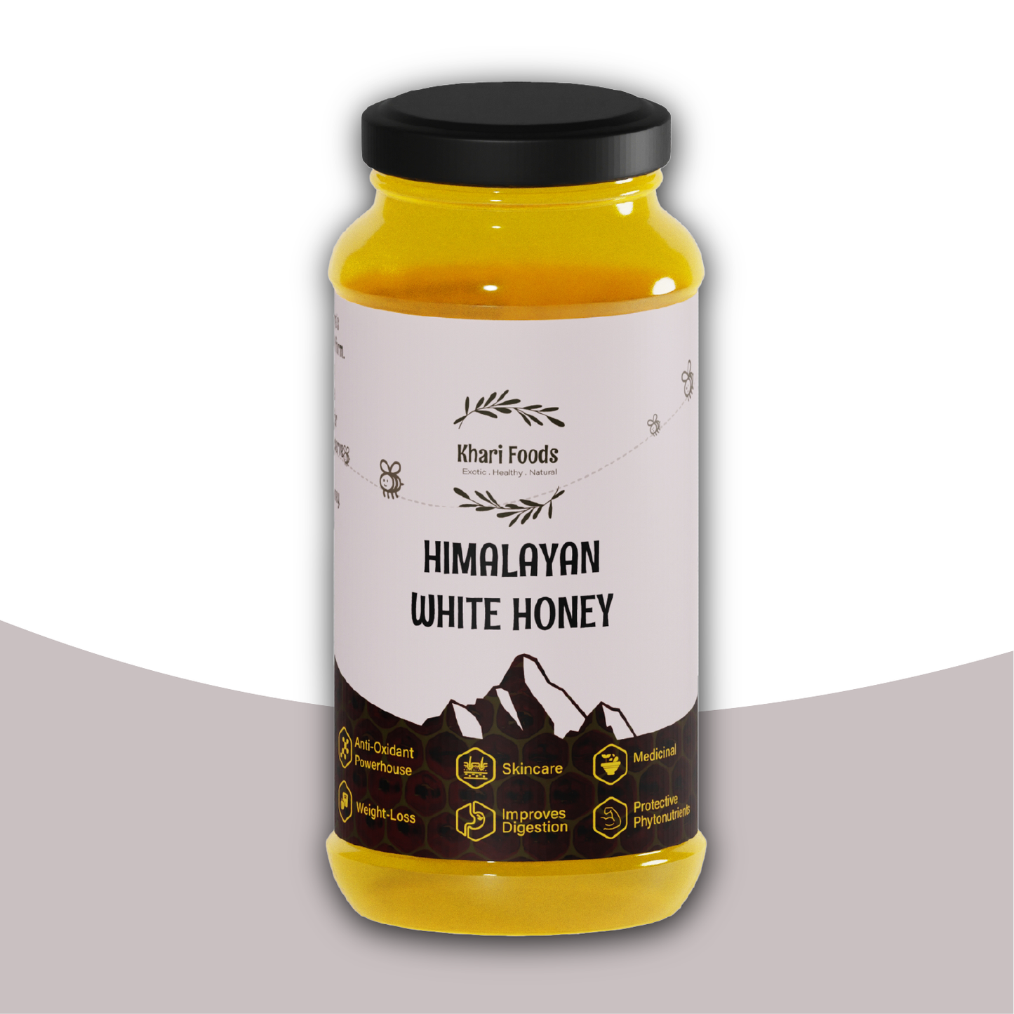 Pure Organic White Himalayan Honey From Kashmir