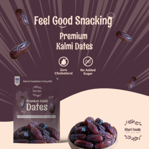 Khari Foods Premium Kalmi Dates / Khajur, High Fibre, Soft Dry Fruit, Energy Health Snacks, No Added Sugar - Image 4