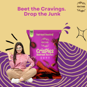 Beetroot Crispies 50g - Peri Peri Flavour, No Palm Oil - Image 5