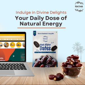 Premium Black Afghan Dates, High Fibre - Image 3
