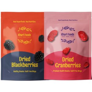 Dried Cranberries, Blackberries 250g x 2 Combo - Image 1