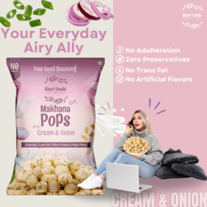 Makhana Pops 25g - Cream n Onion - Image 4