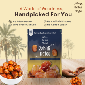 Premium Dried Zahidi 100% Natural Sweetener, Rich in Iron, Fiber & Vitamins, Healthy & Nutritious Snack - Image 3
