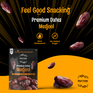 Khari Foods Premium Medjool Dates / Khajur,  High Fibre, Soft Dry Fruit, Energy Health Snacks, No Added Sugar - Image 6