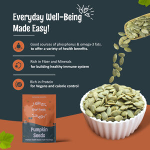 Organic Raw Pumpkin Seeds 500g - Image 5