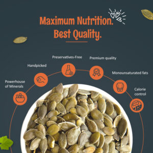 Organic Raw Pumpkin Seeds 500g - Image 6