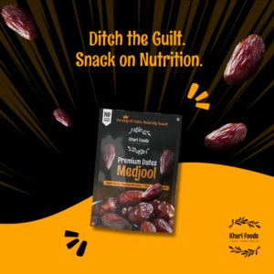 Khari Foods Premium Medjool Dates / Khajur,  High Fibre, Soft Dry Fruit, Energy Health Snacks, No Added Sugar - Image 4