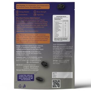 Dried Black Afghan Raisins - Image 3