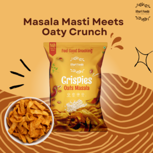 Oats Crispies 50g - Masala Flavour, No Palm Oil - Image 3