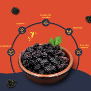 Khari Foods Dried Blackberries, Healthy Snacks, Fiber Rich, Highly Nutritional, No Added Sugar - Image 4