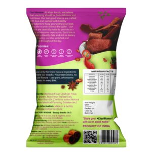 Beetroot Crispies 50g - Peri Peri Flavour, No Palm Oil - Image 7