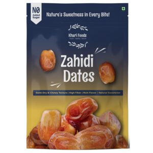 Premium Dried Zahidi 100% Natural Sweetener, Rich in Iron, Fiber & Vitamins, Healthy & Nutritious Snack - Image 1