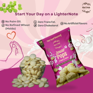 Jowar Pops, Cream Onion Flavoured, No Palm Oil, No Maida - Image 4