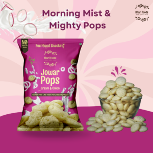 Jowar Pops, Cream Onion Flavoured, No Palm Oil, No Maida - Image 5