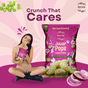 Jowar Pops, Cream Onion Flavoured, No Palm Oil, No Maida - Image 6
